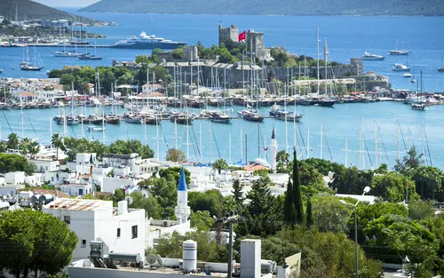 Bodrum Castle and the marina